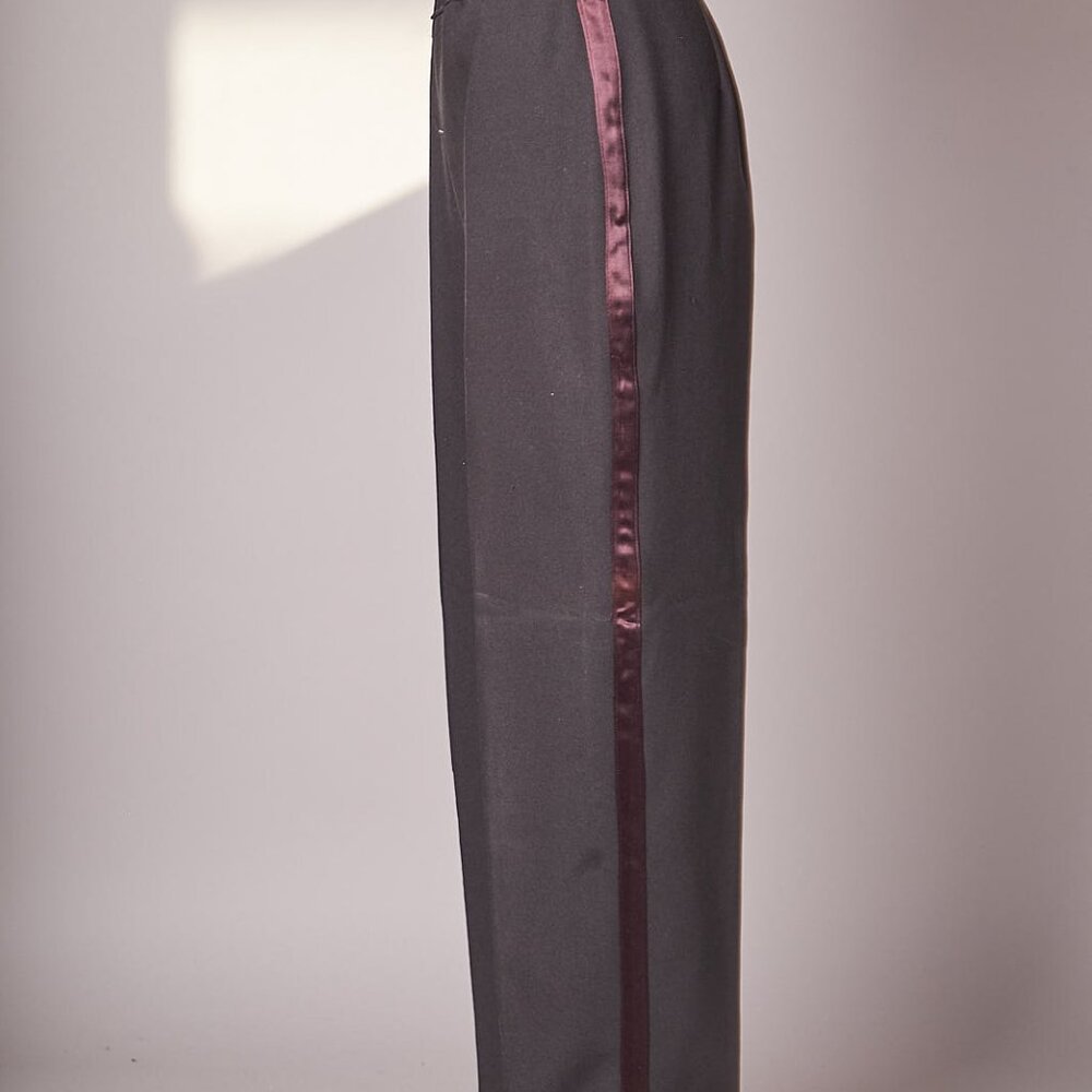 1980s Formal Black Tuxedo Suit